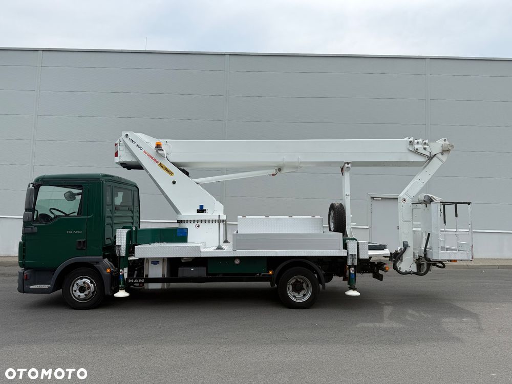 MAN Lift Podnośnik Koszowy Wumag WT300 30Metrów  20m w Bok Zwyżka UDT na Rok! Ogon ! Jak Ruthman GSR Multitel - 28
