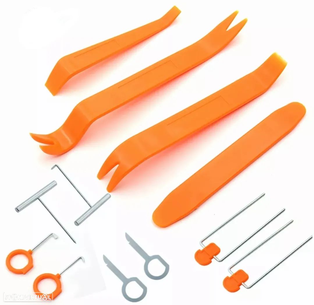 Conjunto de Ferramentas Desmonta Plásticos / Rádios - 12 peças - 1