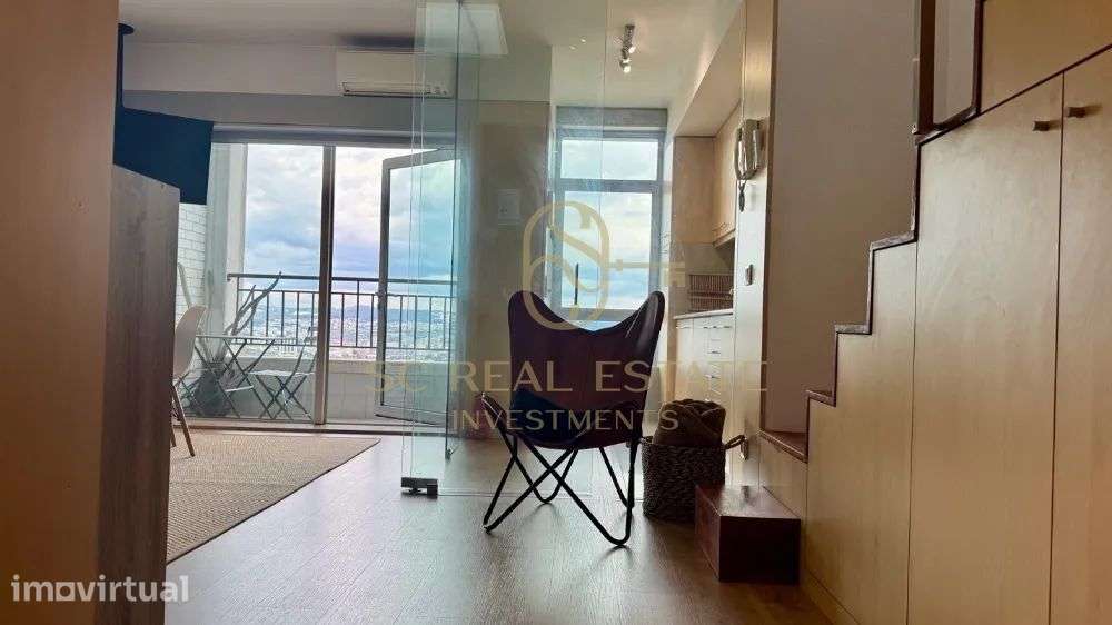 T1 Duplex com Terraço Último Piso nas Antas - Grande imagem: 5/14