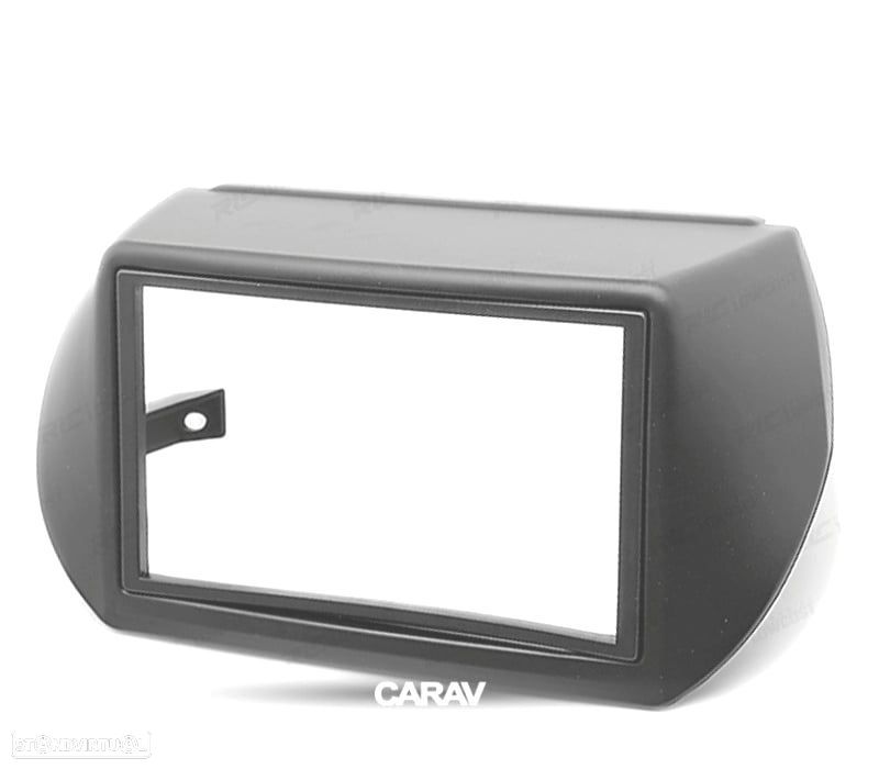 MOLDURA ADAPTADOR PRETO PARA RADIO 2-DIN PARA CITROEN NEMO PEUGEOT BIPPER FIAT FIORINO QUBO - 3