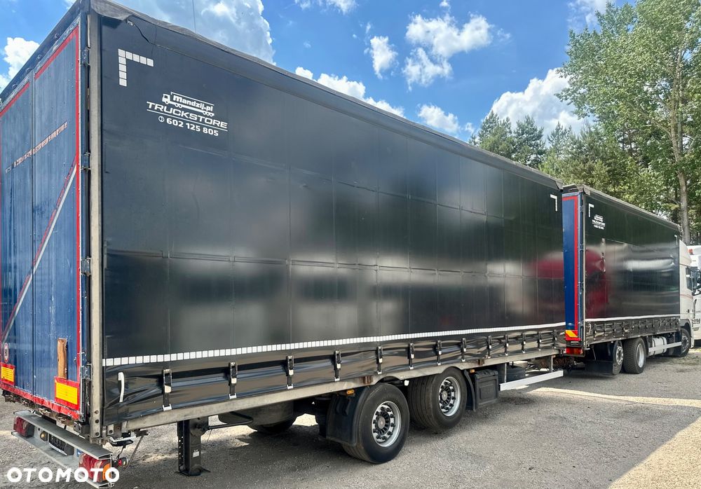 DAF XF 105.460 SSC 6x2 MANUAL RETARDER ZABUDOWA FIRANKA DŁ:7.40m NOWA PLANDEKA!!! LODÓWKA 2xALUTANK OS PODNOSZONA + PRZYCZEPA HIPOCAR TANDEM ZABUDOWA ALUMINIOWA FIRANKA DŁ:8.20m NOWA PLANDEKA!!! OSIE SAF OS PODNOSZONA NOWE TACHO!!! ZESTAW PRZESTRZENNY 120m3 2007r EURO 6 ŁADNY - 6