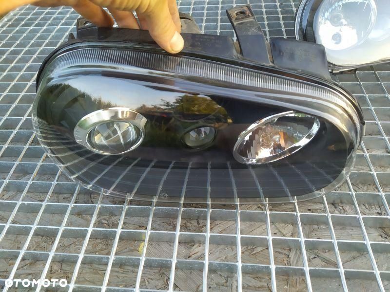 REFLEKTOR 2 SZT KPL EUROPA DEPO LEWA PRAWA VW GOLF IV MK4 SOCZEWKA PRZÓD - 3