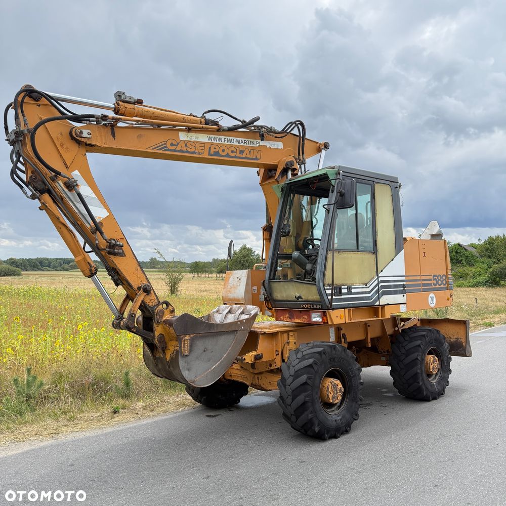 Case Poclain 588 14 ton koparka obrotówka kołowa - 13