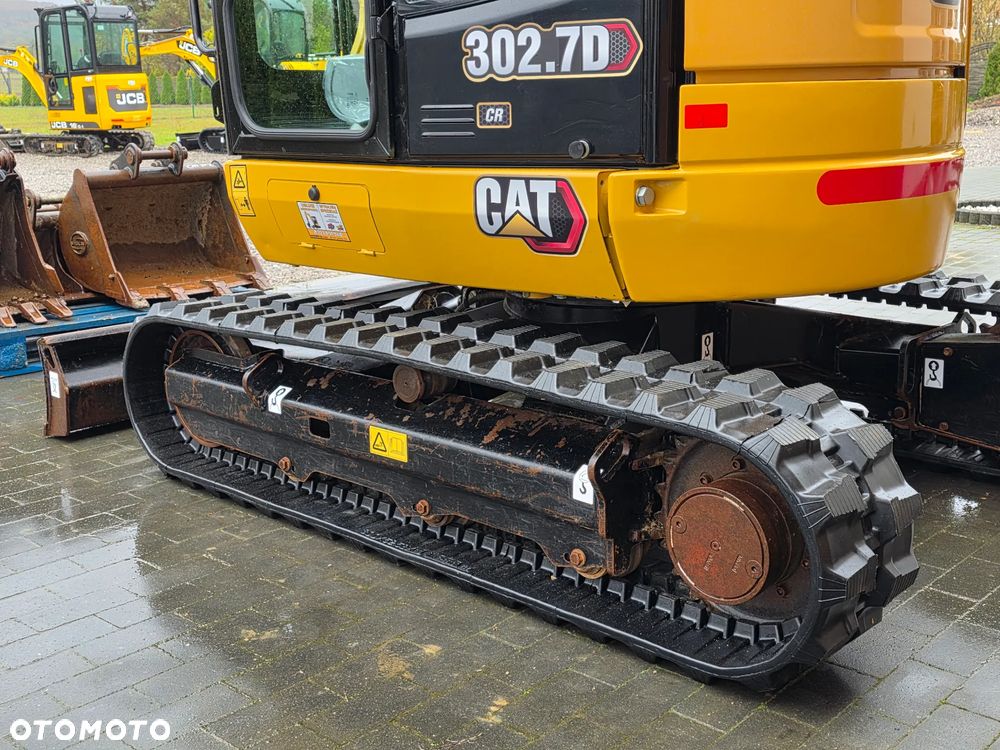 Caterpillar CAT 302.7 D CR mini koparka szybkozłącze 4 łyżki piękna serwisowana 1 wł JCB - 15