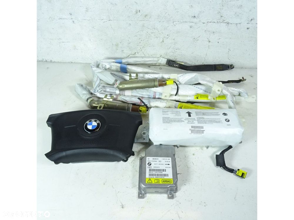 BMW 3 E46 PODUSZKI POWIETRZNE AIRBAG KOMPLET - 1