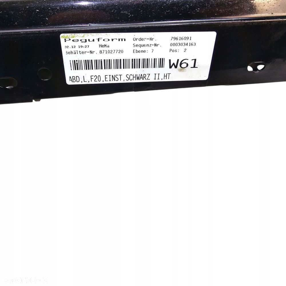 Bmw F20 Listwa Progowa Próg Progi Lewa +Prawa Schwarz Ii 668 Kpl Nr 75 - 15