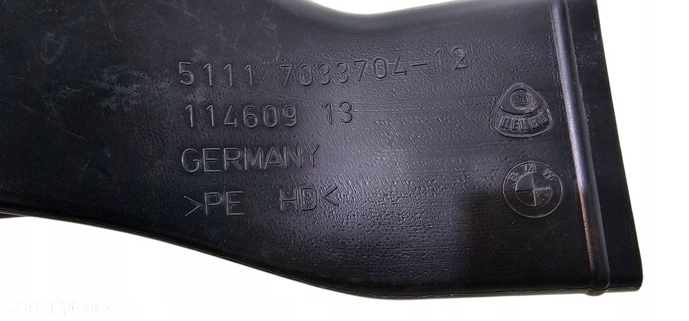 Bmw E60 E61 Przed Liftem Tunel Kanał Wlot Tarczy Hamulcowej Prawy 7033704 - 8