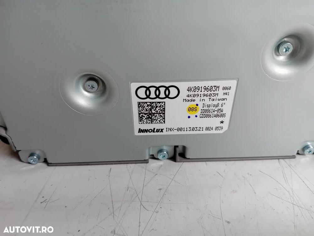 Display Ecran Tactil Panou Clima Climatronic Audi A6 4K C8 Cod 4K0919603M - 8