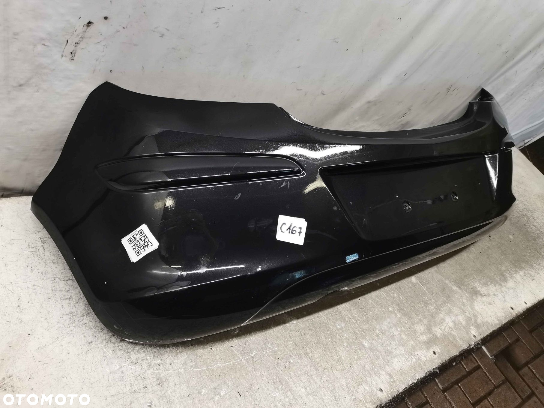 ^ ZDERZAK TYŁ TYLNY OPEL CORSA D Z20R CZARNY - 5
