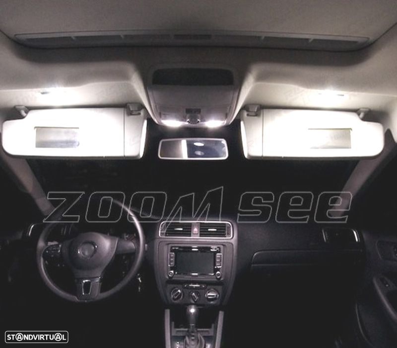 KIT COMPLETO 16 LAMPADAS LED INTERIOR PARA VOLKSWAGEN VW JETTA 6 MK6 MKVI 11- - 6