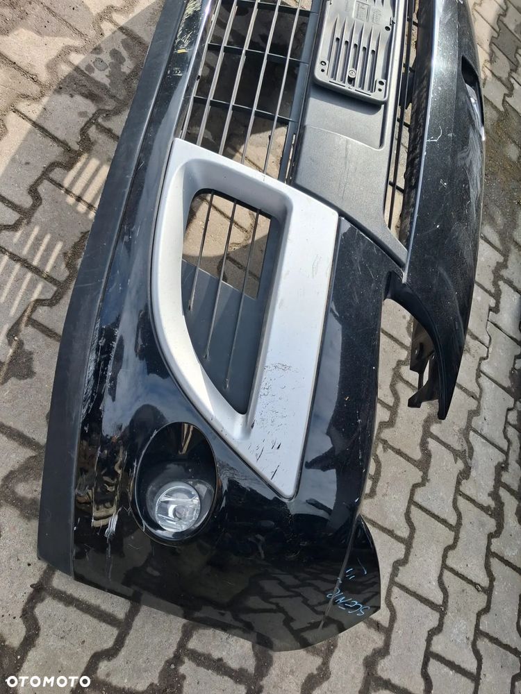 Zderzak przód RENAULT SCENIC III czarny OE - 4