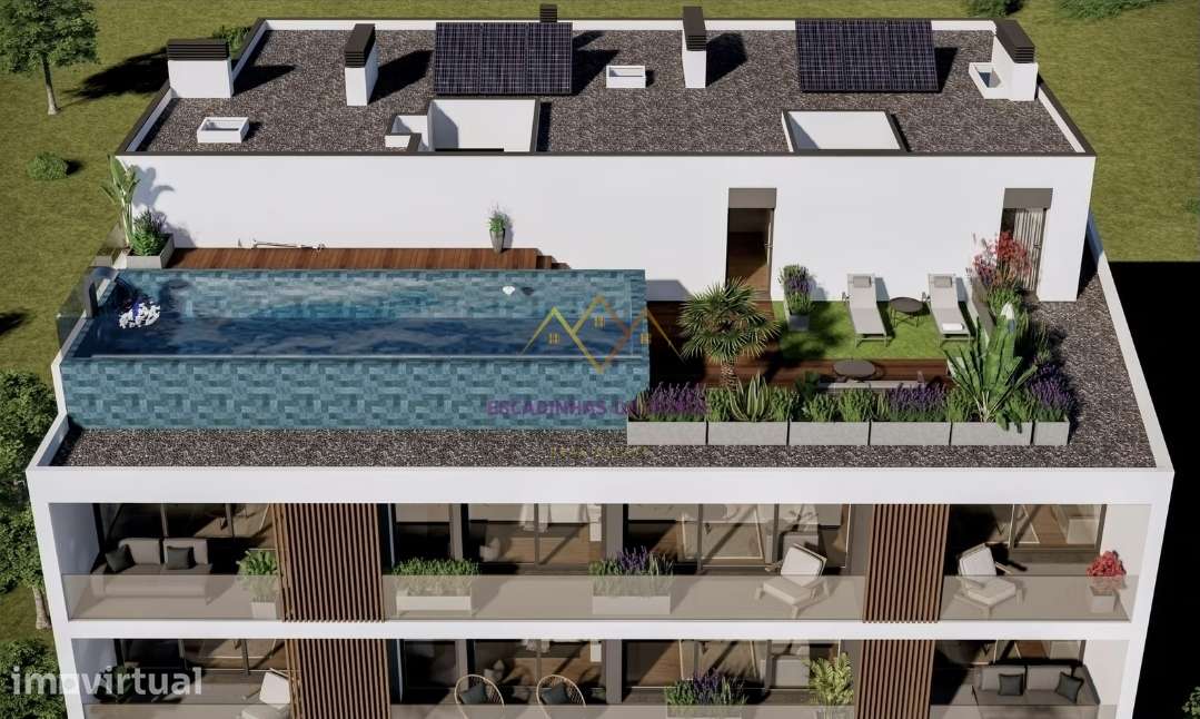 T5 duplex com Piscina aquecida, ginásio e terraço no rooftop - Loures - Grande imagem: 2/24