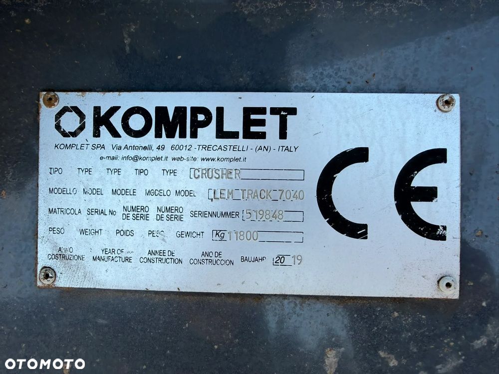 Inny Komplet Lem Track 7040 - 7