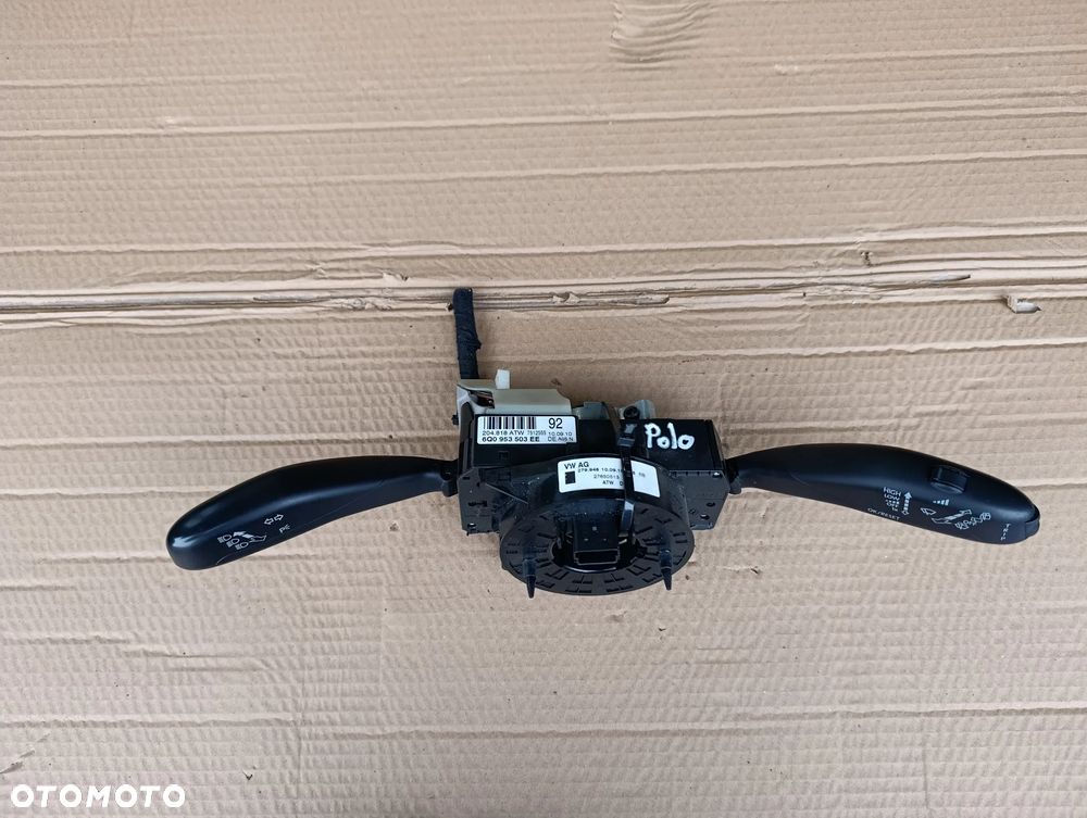 VW POLO V 5 6R MANETKI PAJĄK PRZEŁĄCZNIK ZESPOLONY EUROPA 6Q0953503EE - 2
