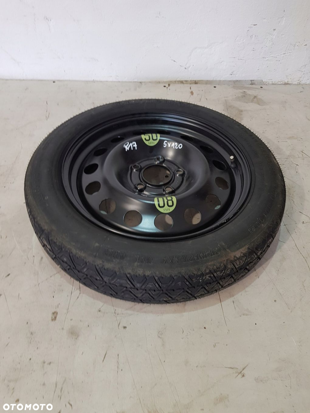KOŁO DOJAZDOWE 6758778 17 5X120 BMW E60 E61 E90 E91 - 3