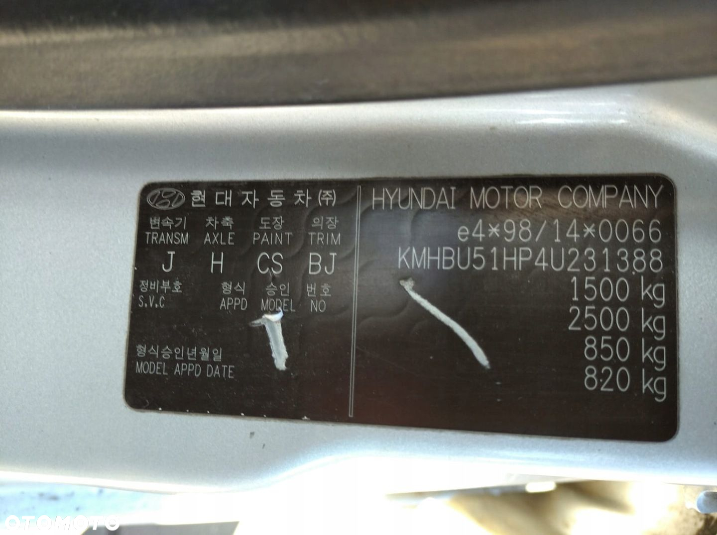 HYUNDAI GETZ 02- HB ZDERZAK TYŁ TYLNY SREBRNY CS - 10