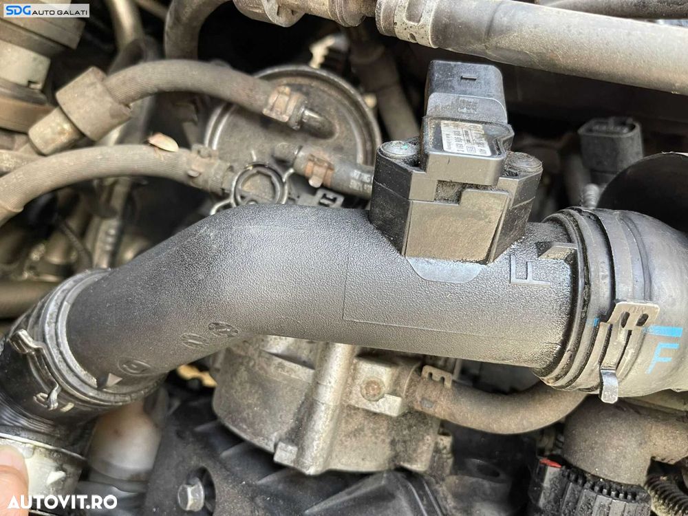 Tub Tubulatura Conducta Presiune Aer cu Senzor Seat Alhambra 1.9 TDI ANU AUY BVK ASZ BTB 2001 - 2010 Cod 7M3145957C XM21-6F074-AD 0389060051C 0281002401 [C0511] - 1