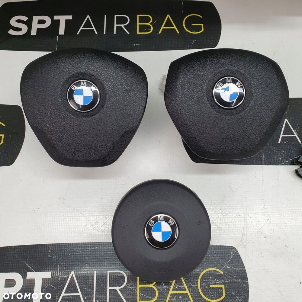 BMW 4 F32 F33 F36 DESKA ROZDZIELCZA KONSOLA KOKPIT PULPIT PODUSZKI AIRBAG AIR BAG NAPINACZE KIT SET - 5