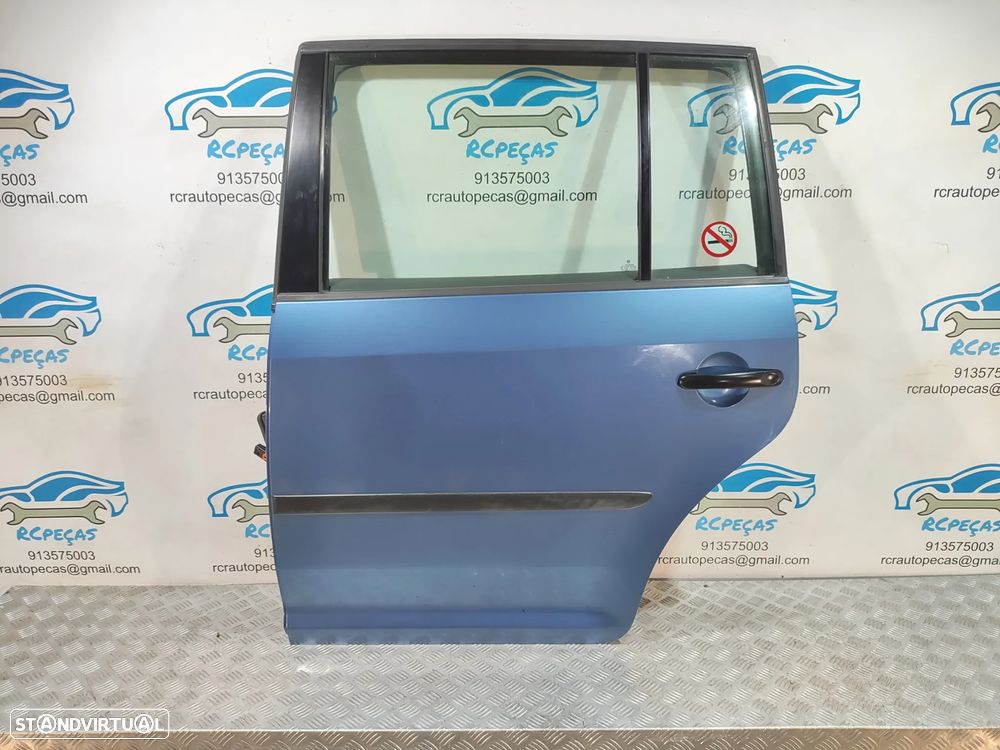 PORTA TRÁS TRASEIRA ESQUERDA VW VOLKSWAGEN TOURAN 2 II MK2 1T3 1T0833055S FECHO ELEVADOR MOTOR PUXADOR VIDRO