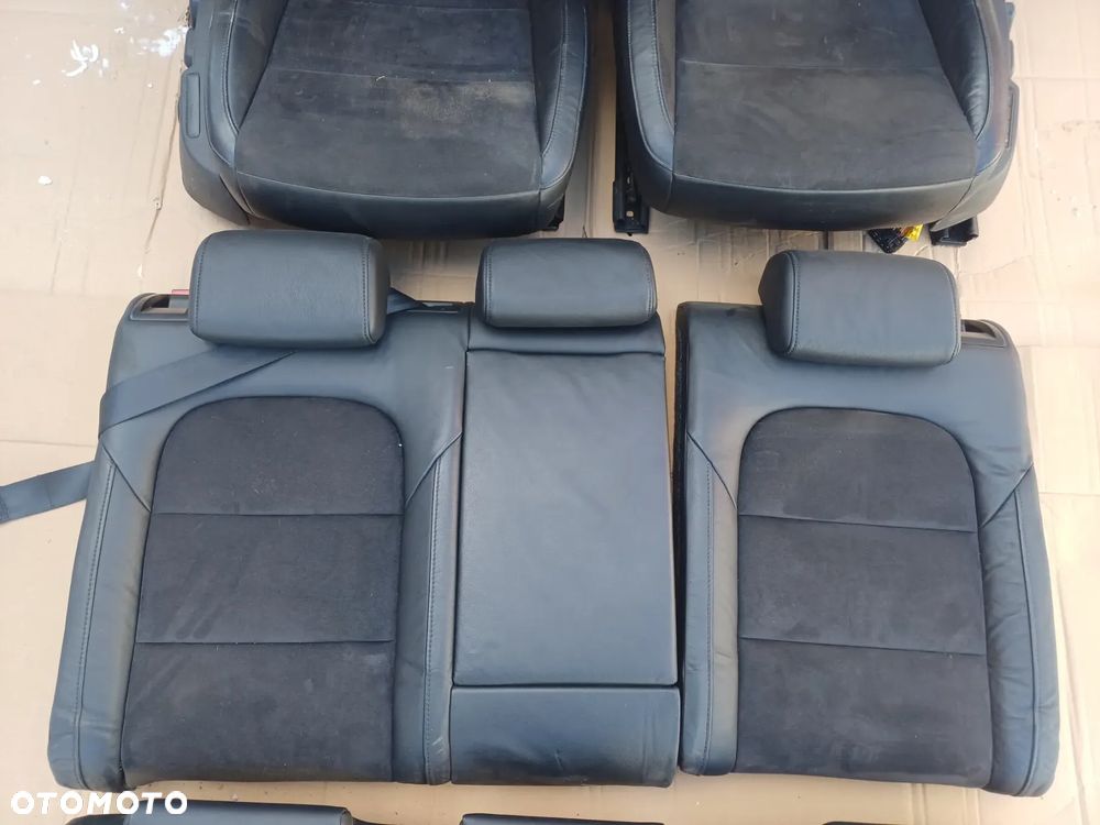 Fotele Skoda Superb 2 skóra alkantara grzane z pamieciami Kombi Europa - 5