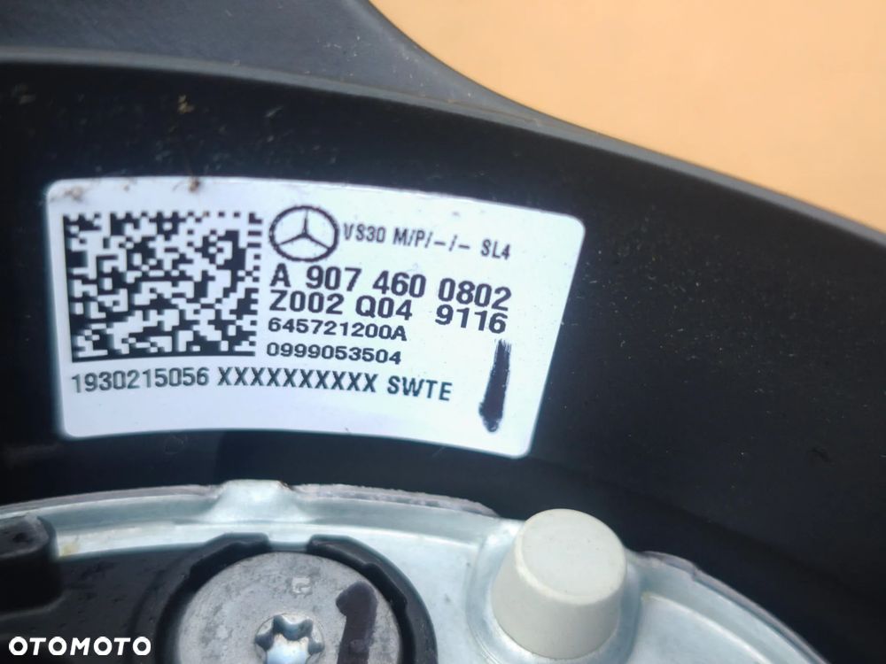 Kierownica Mercedes Sprinter w907 907 A9074600802 tempomat multifunkcja - 8