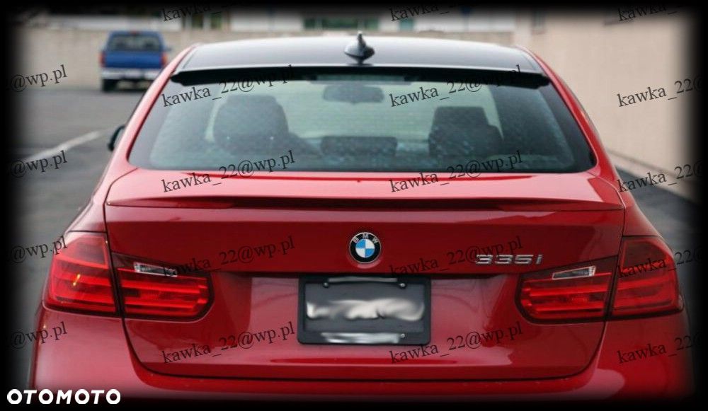BMW 3 F30 SPOILER LOTKA SPOJLER NA SZYBĘ PODKŁAD!! - 9