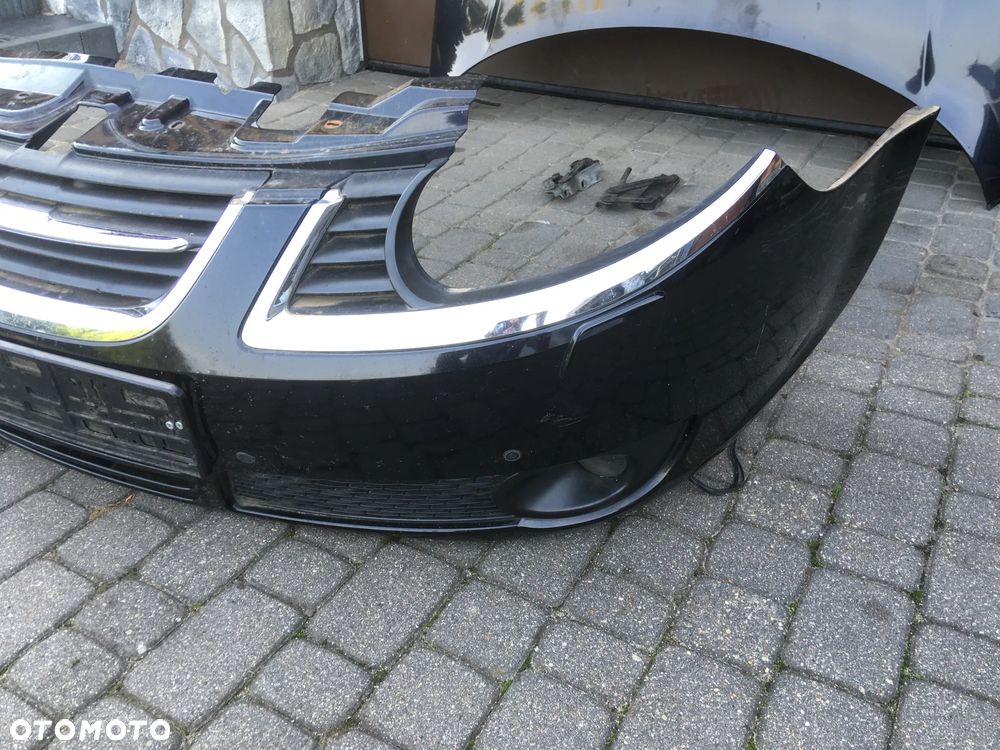 SAAB 9-5 95 05- LIFT PRZÓD KOMPLETNY ZDERZAK MASKA BŁOTNIK lewy prawy przód przedni CZARNY 298 XENON - 6