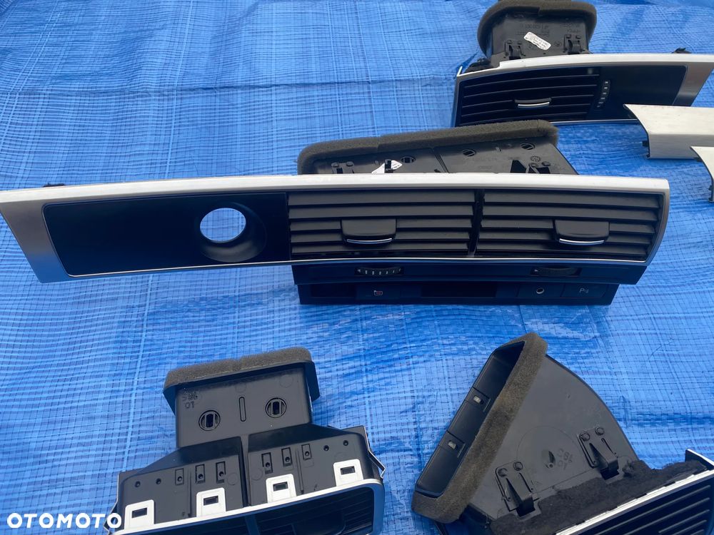 AUDI A6 C6 KRATKI NAWIEWU, LISTWY DEKORY KOMPLET 4F1820901D 4F1820951  4F0819203C  4F1820902D  4F1853190 - 6