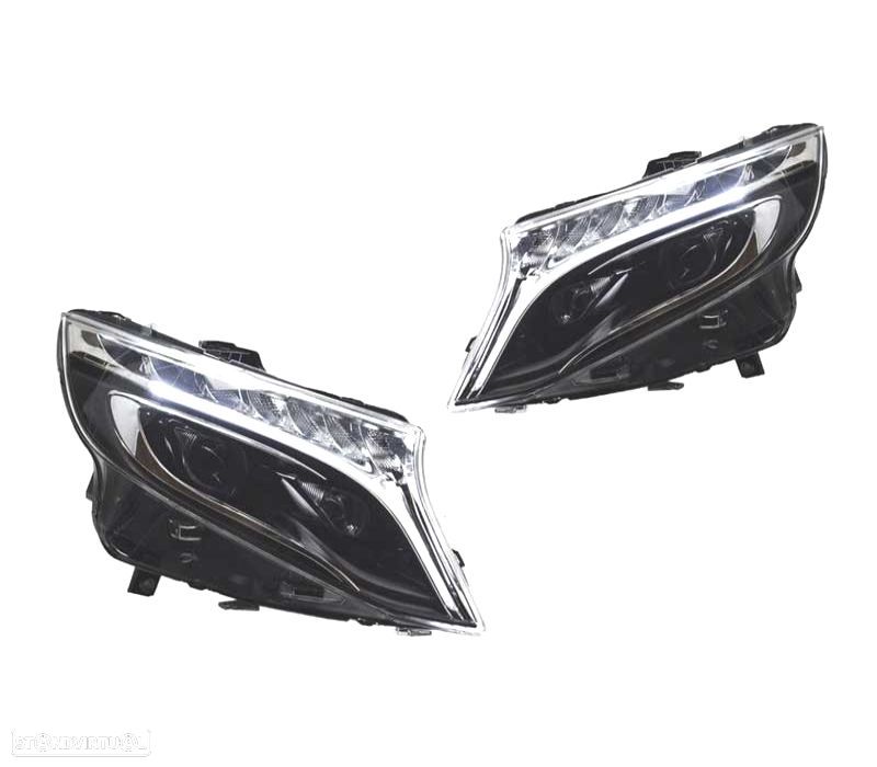 FARÓIS MERCEDES VITO V CLASE W447 14-20 FULL LED - 5