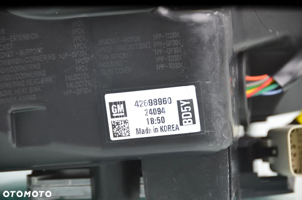 OPEL MOKKA X VOLL LED 42698960 PRAWA Przedni Oryginał - 6