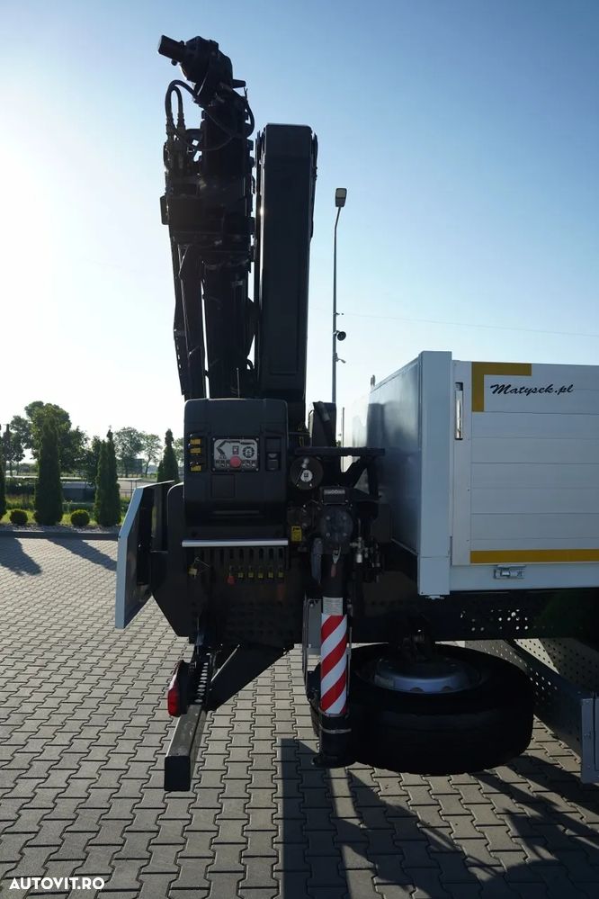 Mercedes-Benz AROCS 2636 / 6x4 / LIVRARE 7,6 M + HIAB 188 B-3 HDS / PODEA REZISTENTĂ / RADIOCOMANDĂ / ROTATOARE / FURCĂ PENTRU PALEȚI / EURO 6 - 22