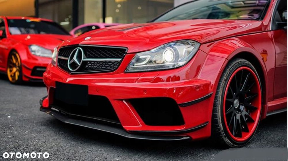 MERCEDES C KLASA W204 COUPE BLACK SERIES BODY KIT ZESTAW OSPOILEROWANIA - 6