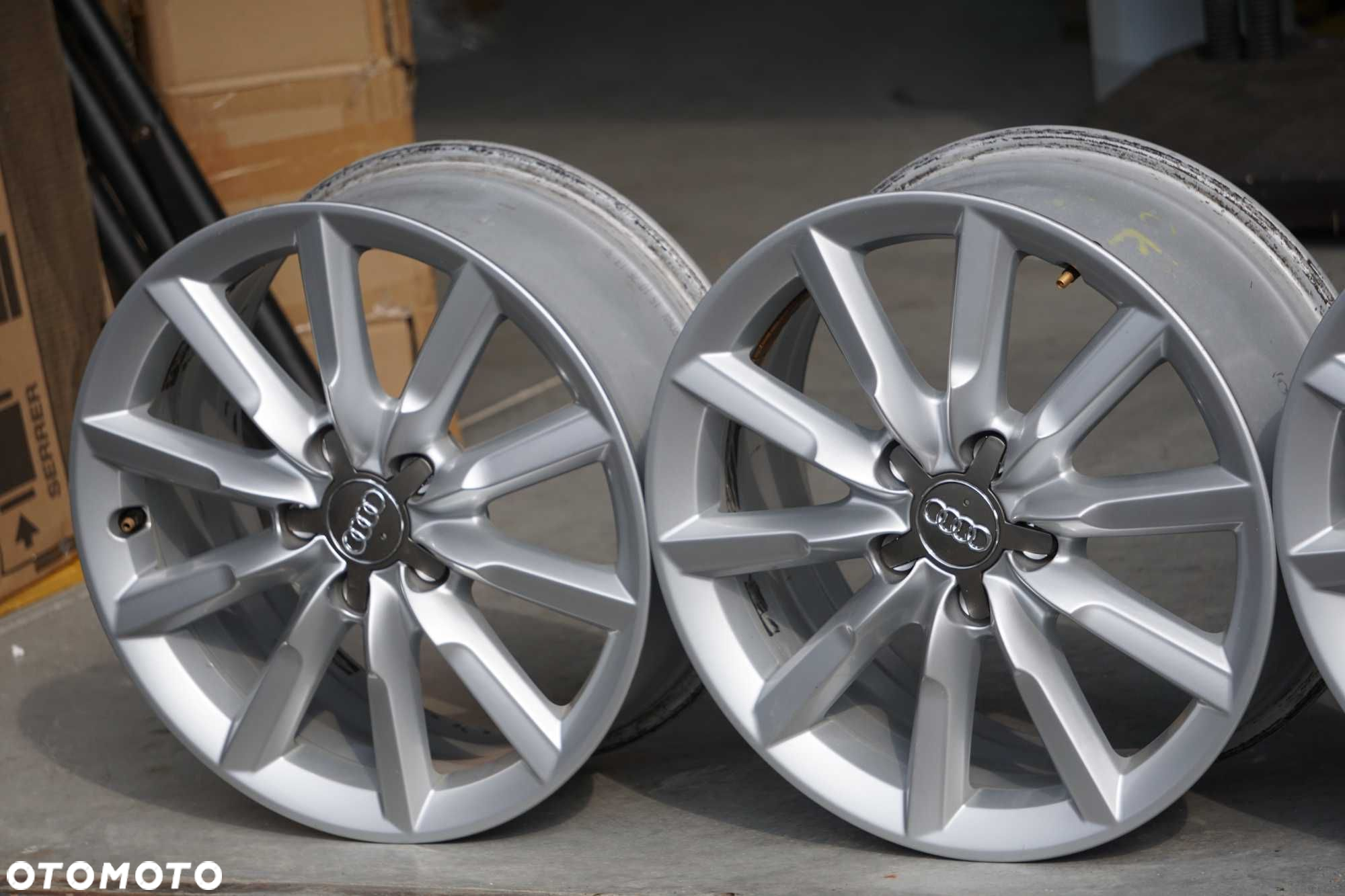 Alufelgi Audi 5x112 7Jx17 et43 cb57,1 w oryginale, duze dekle - 4