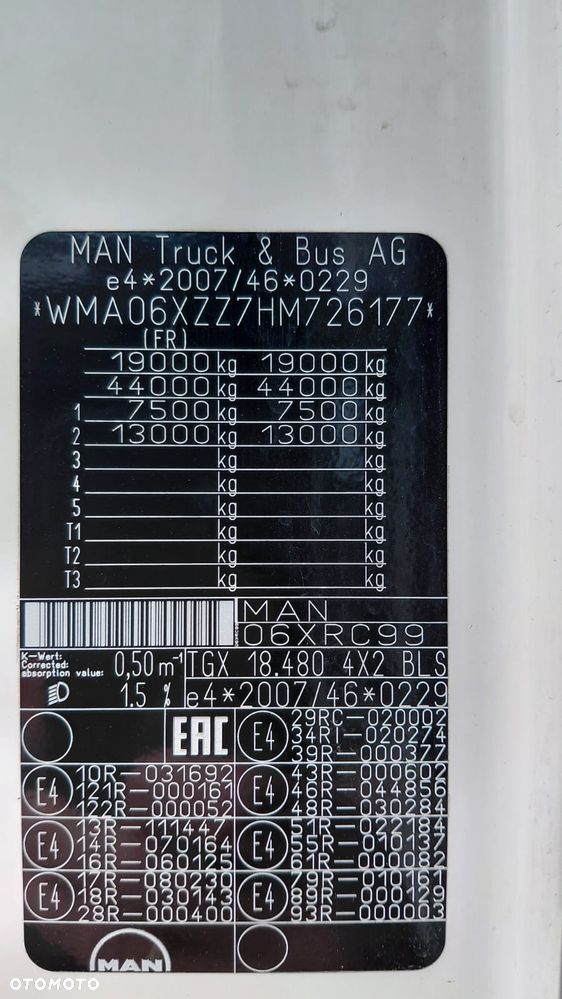 MAN TGX 18.480 AUTOMAT RETARDER - 15