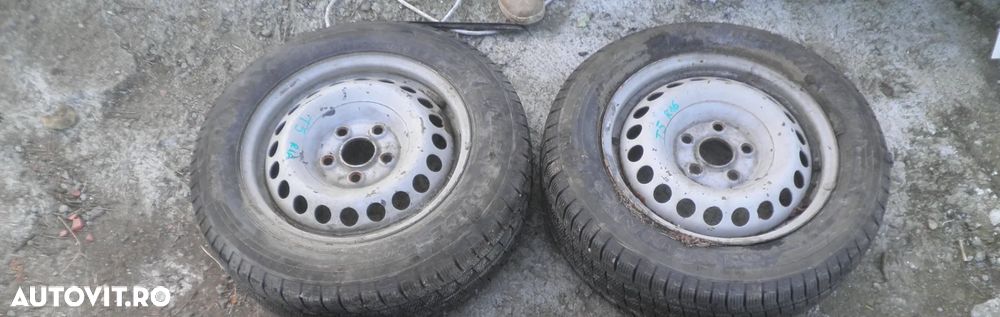 Set 2 jante VW T5 + anvelope iarna 205/65/R16 7H0601027D - 1