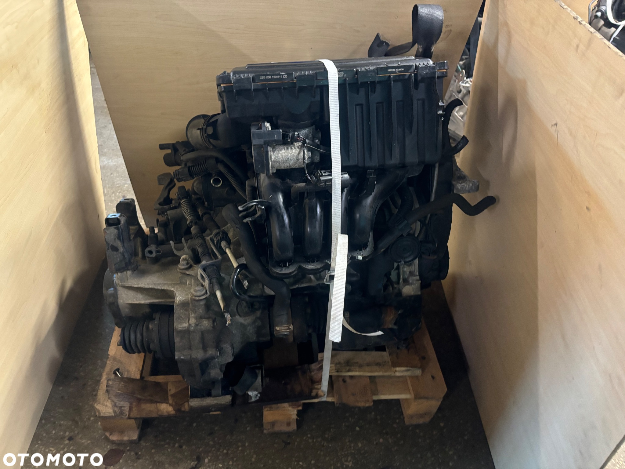 SILNIK KOMPLETNY VW AUDI SEAT SKODA 1.4 16v BUD SILNIK KOMPLETNY - 10