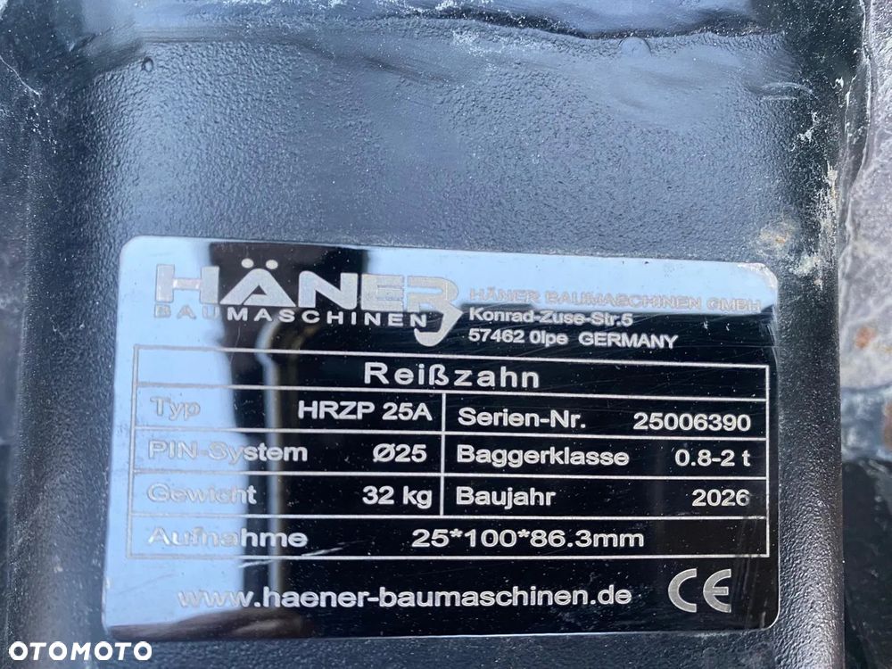 NOWE zęby zrywające HAENER / ripper do koparki – MS01 / MS03 / MS08 / PIN Ø25 Ø30 Ø40 Ø45 Ø50 - 13