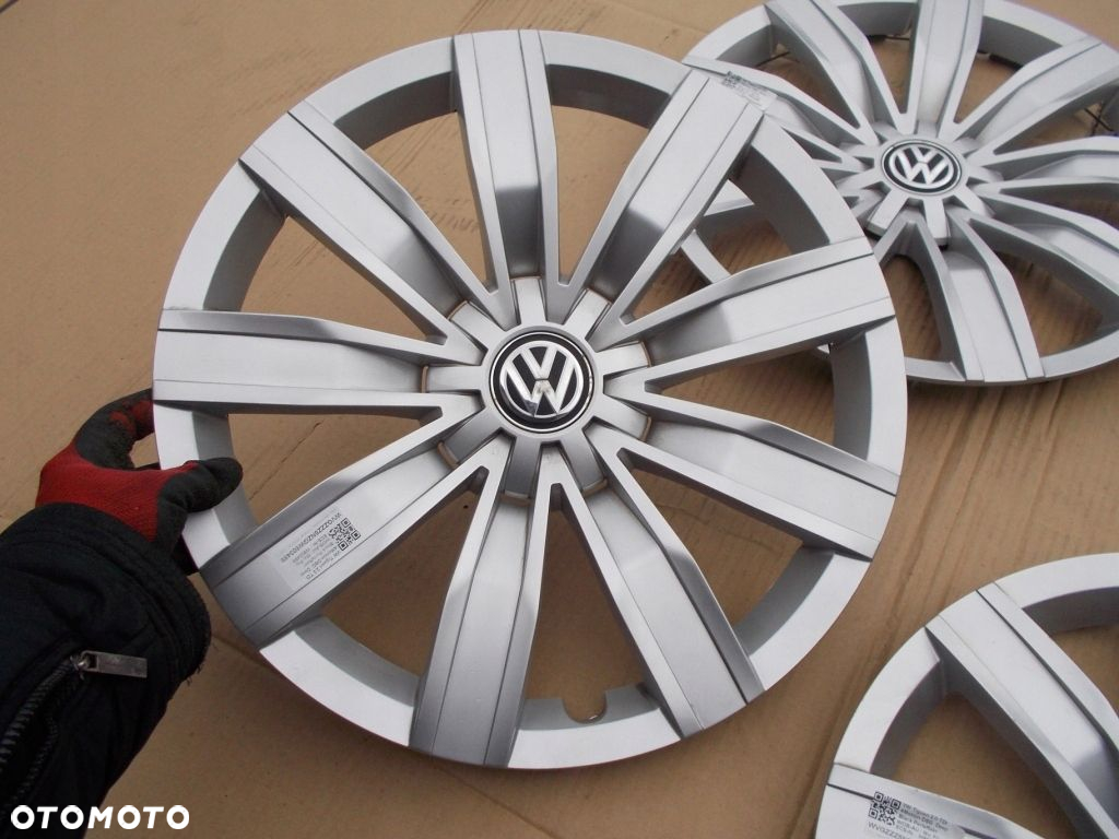 4x Kołpaki 17 VW Tiguan II Passat Golf Jetta Touran Caddy / oryginał - 12