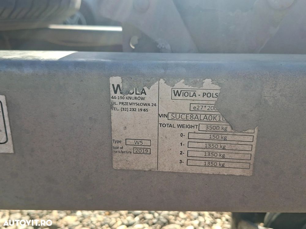 Wiola W5  3 AXE TRANSPORT AUTO - 14