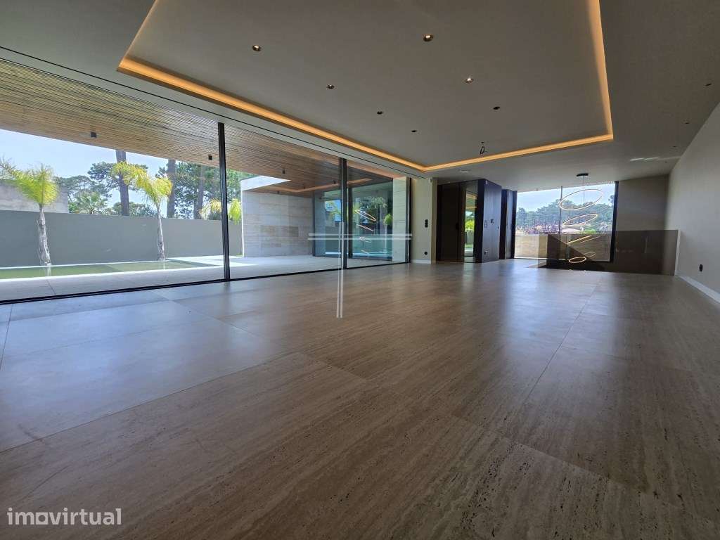 Moradia isolada T5, arquitetura contemporânea com piscina - Verdizela - Grande imagem: 3/60