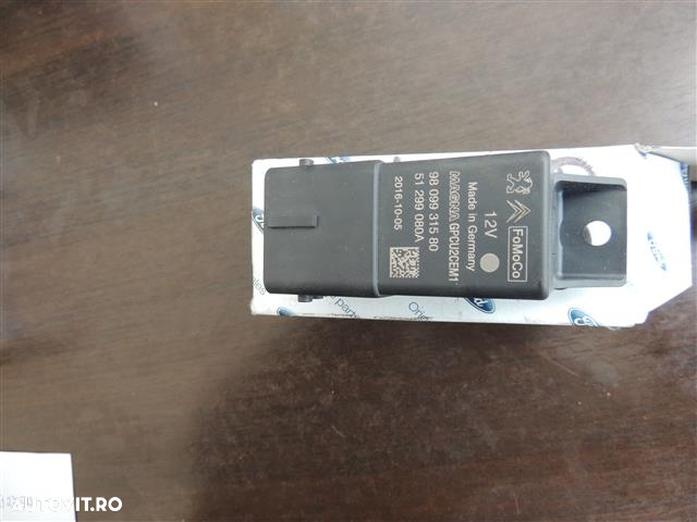 Releu bujii incandescente 1. 6TDCI cod 9809931580 Ford Grand C-Max, Transit Curier, Fiesta, B-Max, C-Max, Volvo V40, Citroen, Peugeot - 4