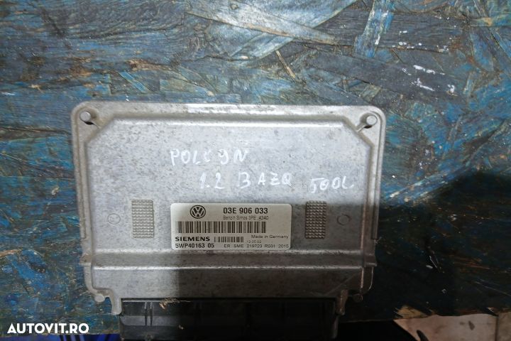 Calculator motor ECU 03E906033 03E906033 Volkswagen VW Polo 4 9N [200 - 1