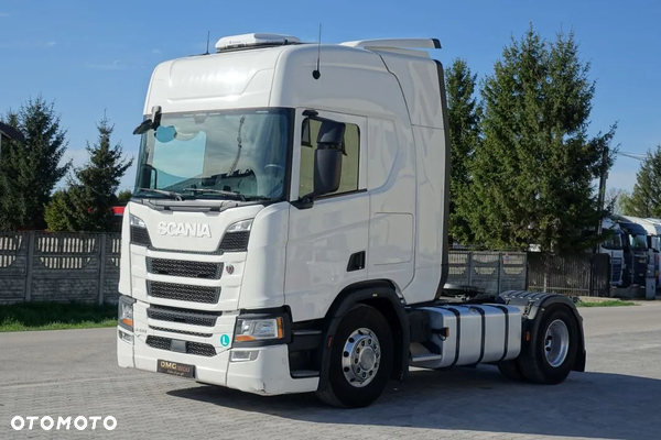 Scania R410 / EURO6 / AUTOMAT / RETARDER / 2BIORNIKI / LODÓWKA / KLIMA POSTOJOWA / ALUMINIOWE FELGI