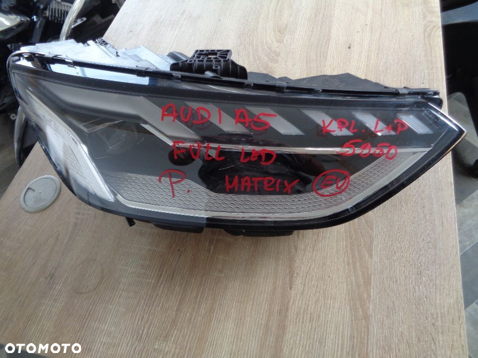 AUDI A4 B9 8W0 LIFT LAMPA FULL LED MATRIX LEWA + PRAWA KPL. PRZÓD PRZENIE - 4