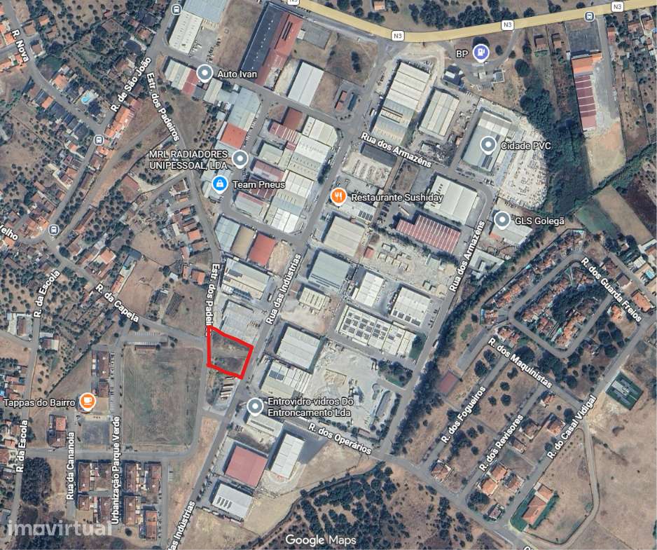 Terreno industrial com 2.000 m² no Entroncamento - Grande imagem: 2/5
