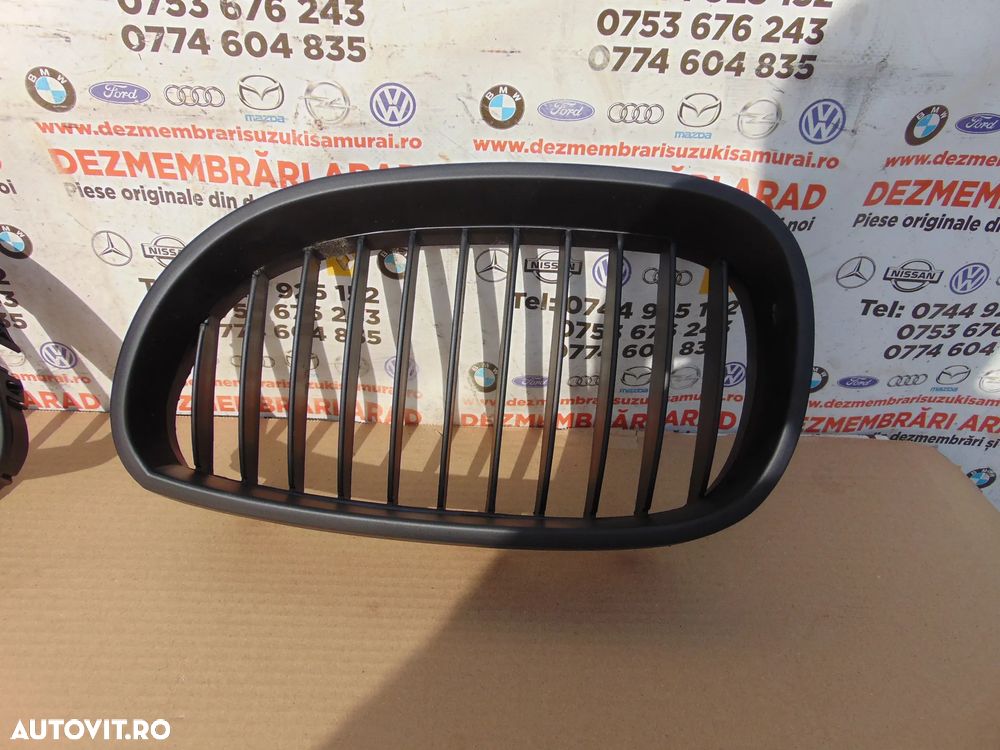 Grile bara BMW E60 grile bara nari negru mat 2003-2010 - 2