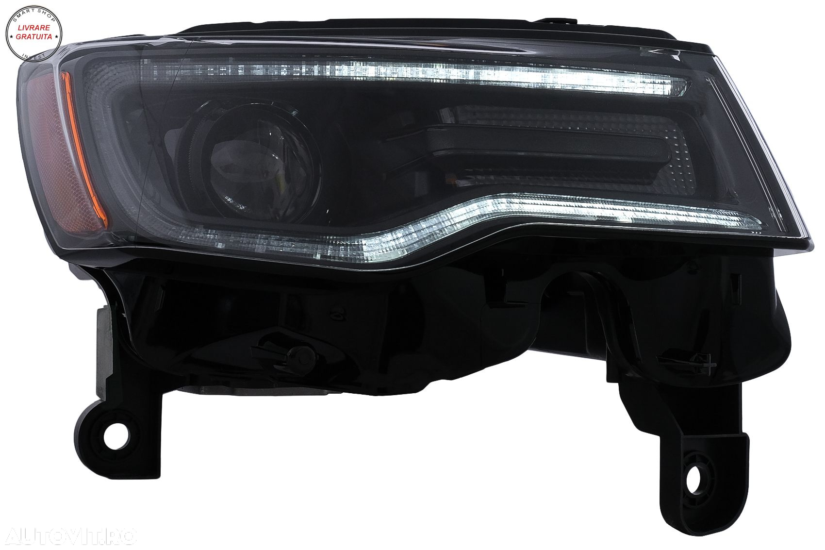 Faruri LED Jeep Grand Cherokee IV WK2 Facelift (2014-2020) Semnal Dinamic- livrare gratuita - 16