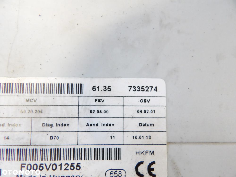 BMW - E70,X5 - STEROWNIK , MODUŁ PODNOSZENIA KLAPY BAGAŻNIKA - 7335274 - 2
