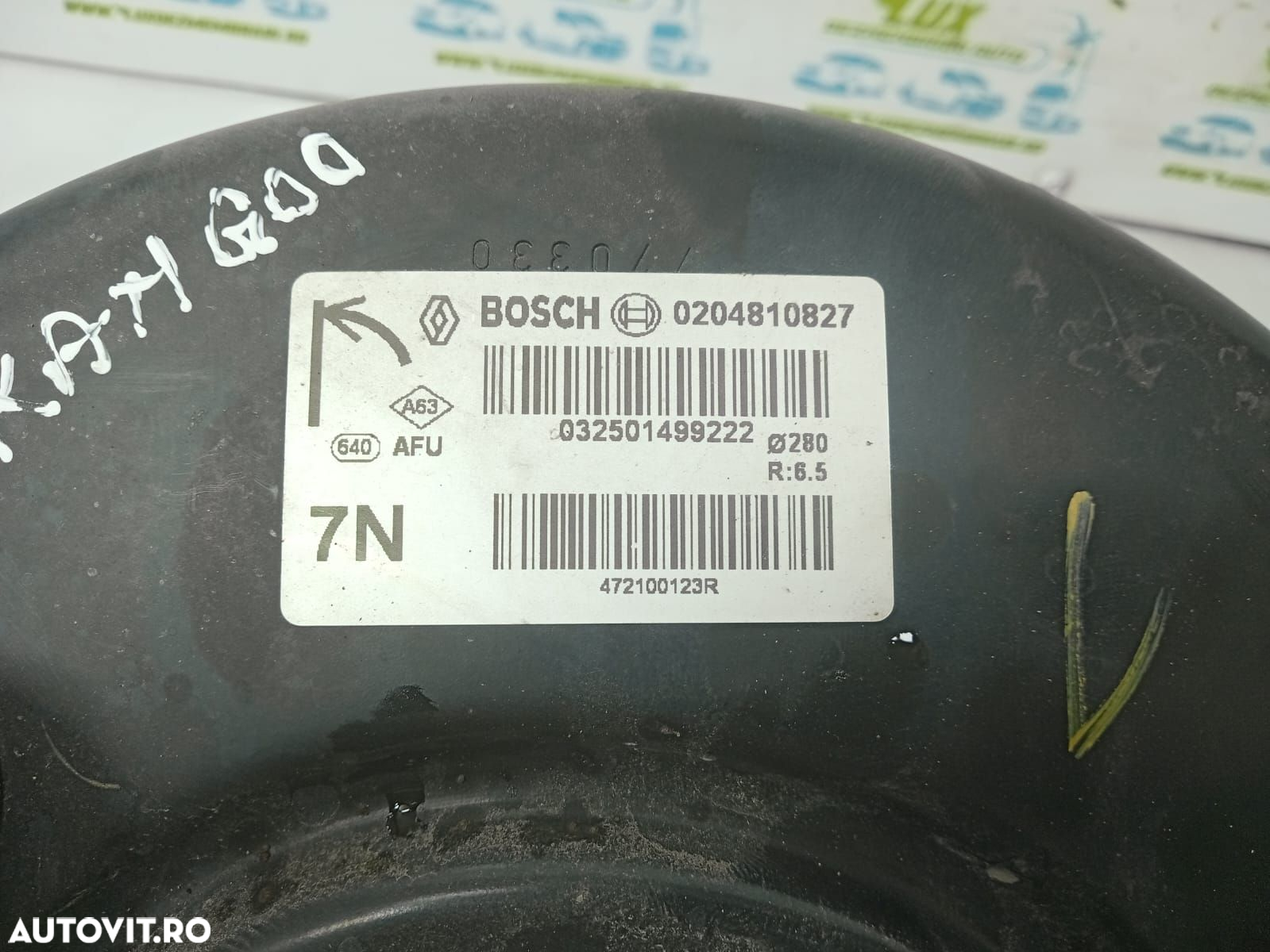Tulumba frana 472100123r 1.5 dci k9k Renault Kangoo 2  [din 2007 pana  2013] - 3