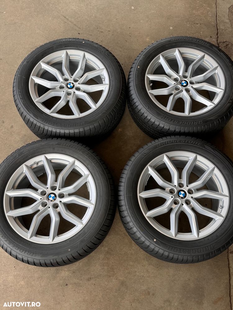 Vând jante originale BMW X5 G05 pe 19” noi cu anvelope noi de iarnă - 2